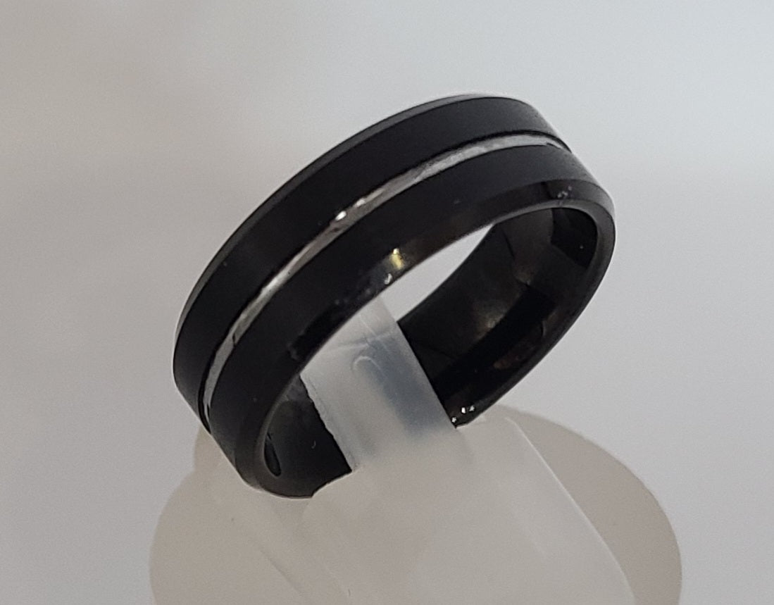 Tungsten Black Ring