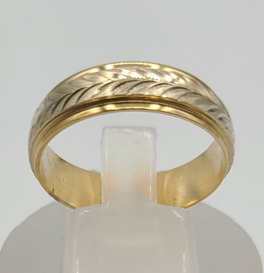 10k 2 Tones Wedding Band