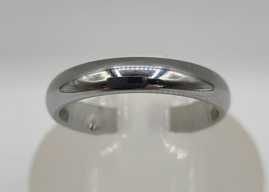 Tungsten Dome Plain  Ring