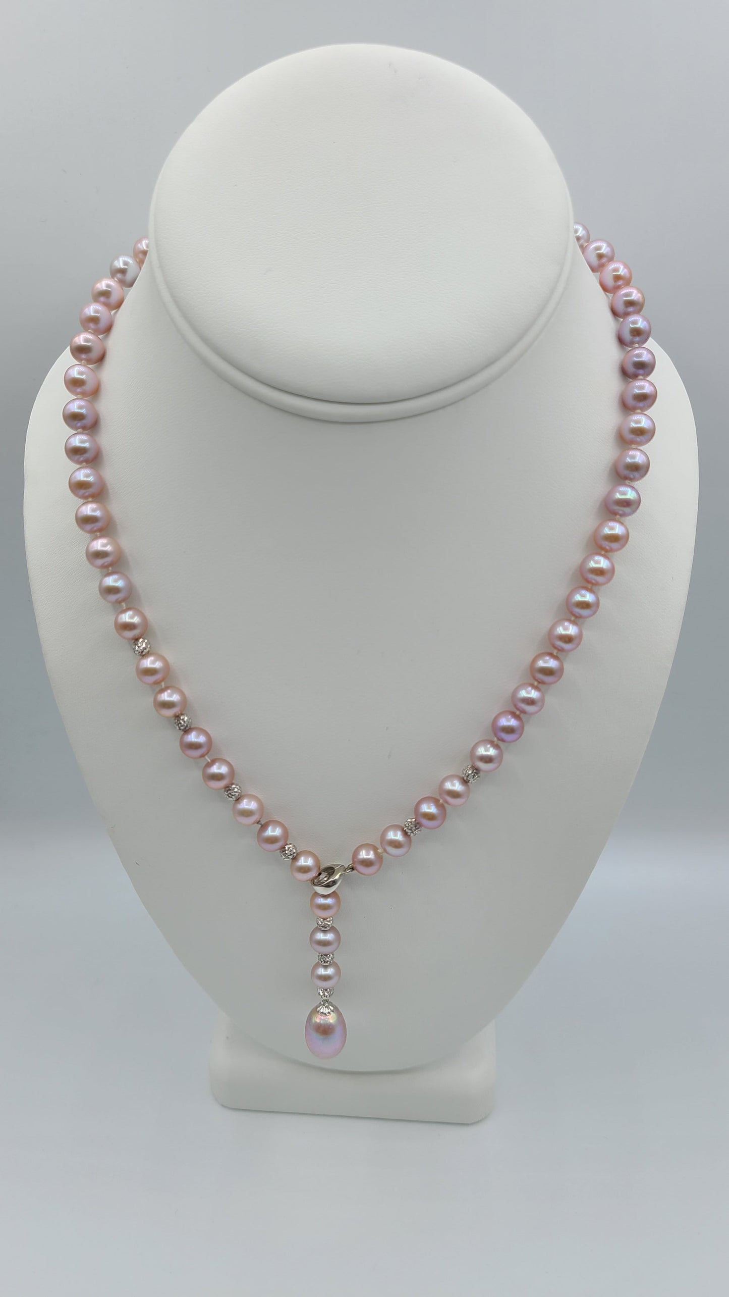18k Pearl Necklace Adjustable Length