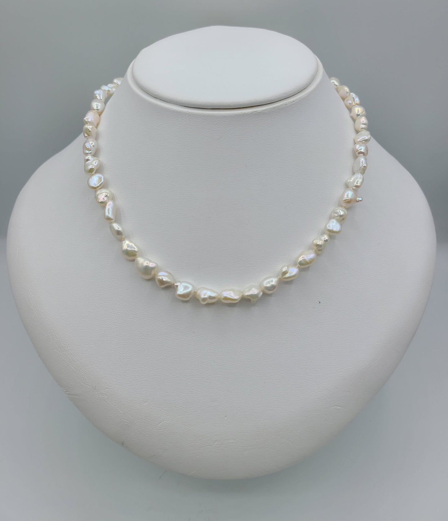 Freshwater Pearl 18" with Gold Filled Pearl Clasp