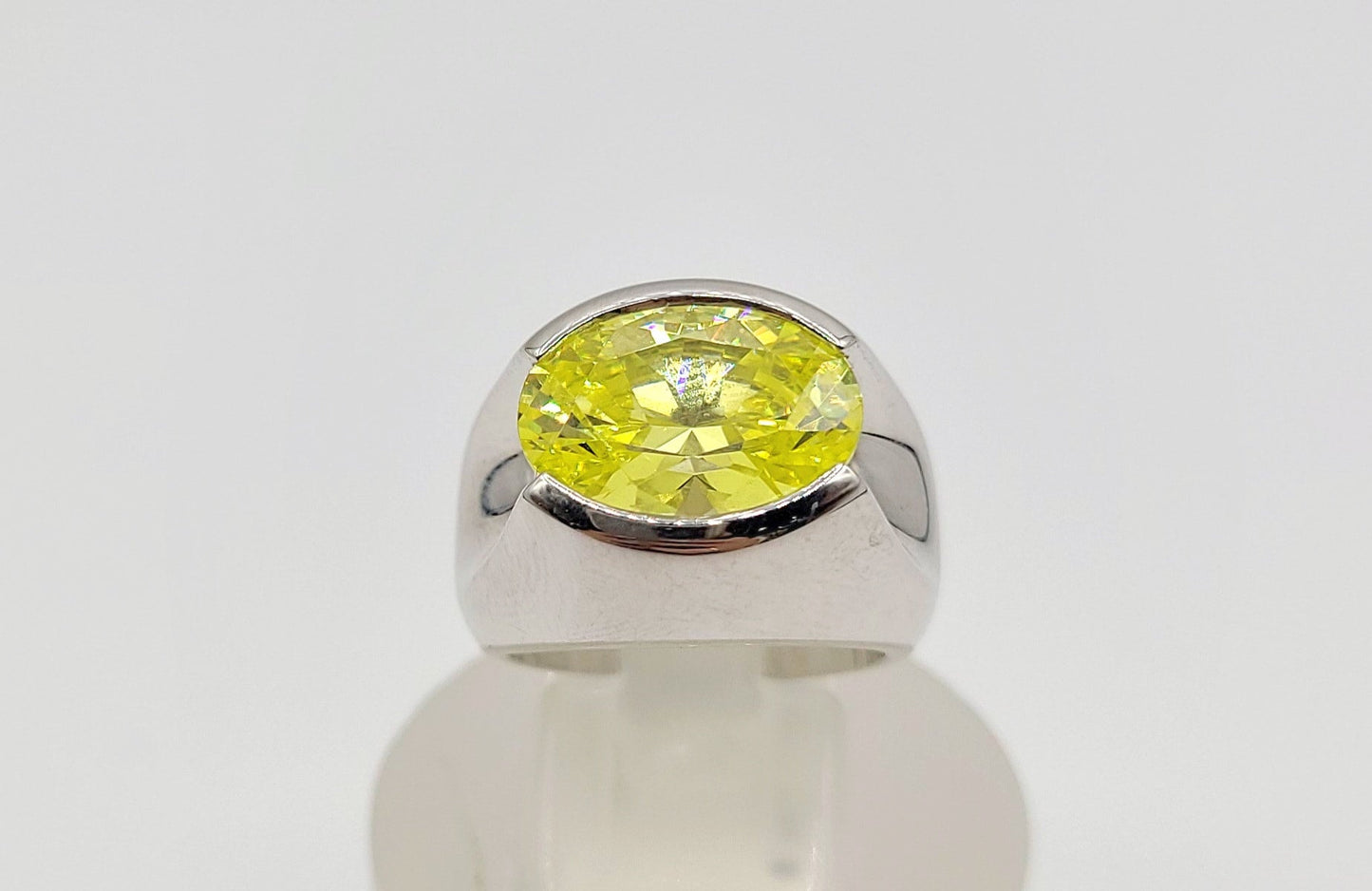 Silver 925 Lemon color Ring