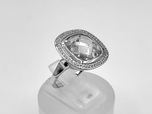 Sterling Silver Cubic Zirconia Ring