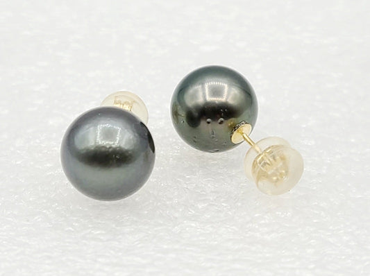 14ky Tahitian Pearl Earrings