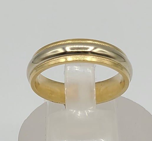 10k 2 Tones 5mm Wedding Band