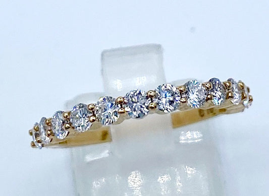 14k Rose Gold Lab Grown Diamond =0.80ctw Diamond Band